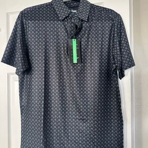 Stylish Black Patterned Men's Shirt